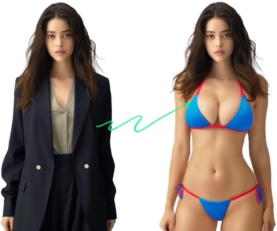 AI clothes remover demo