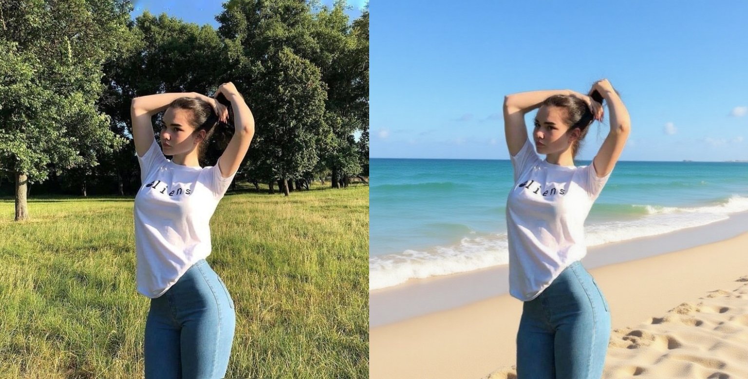 Swap Any Background — No Green Screen Needed